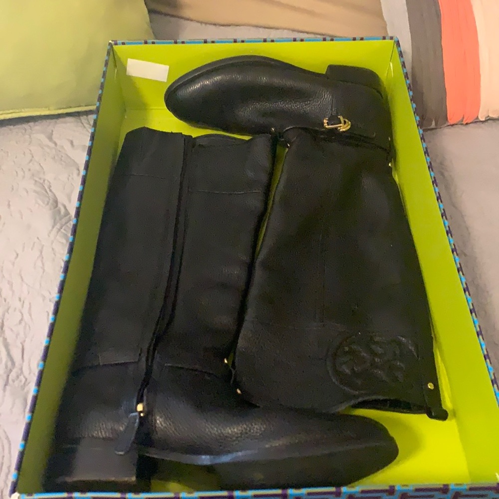 Tory Burch ridding boots
